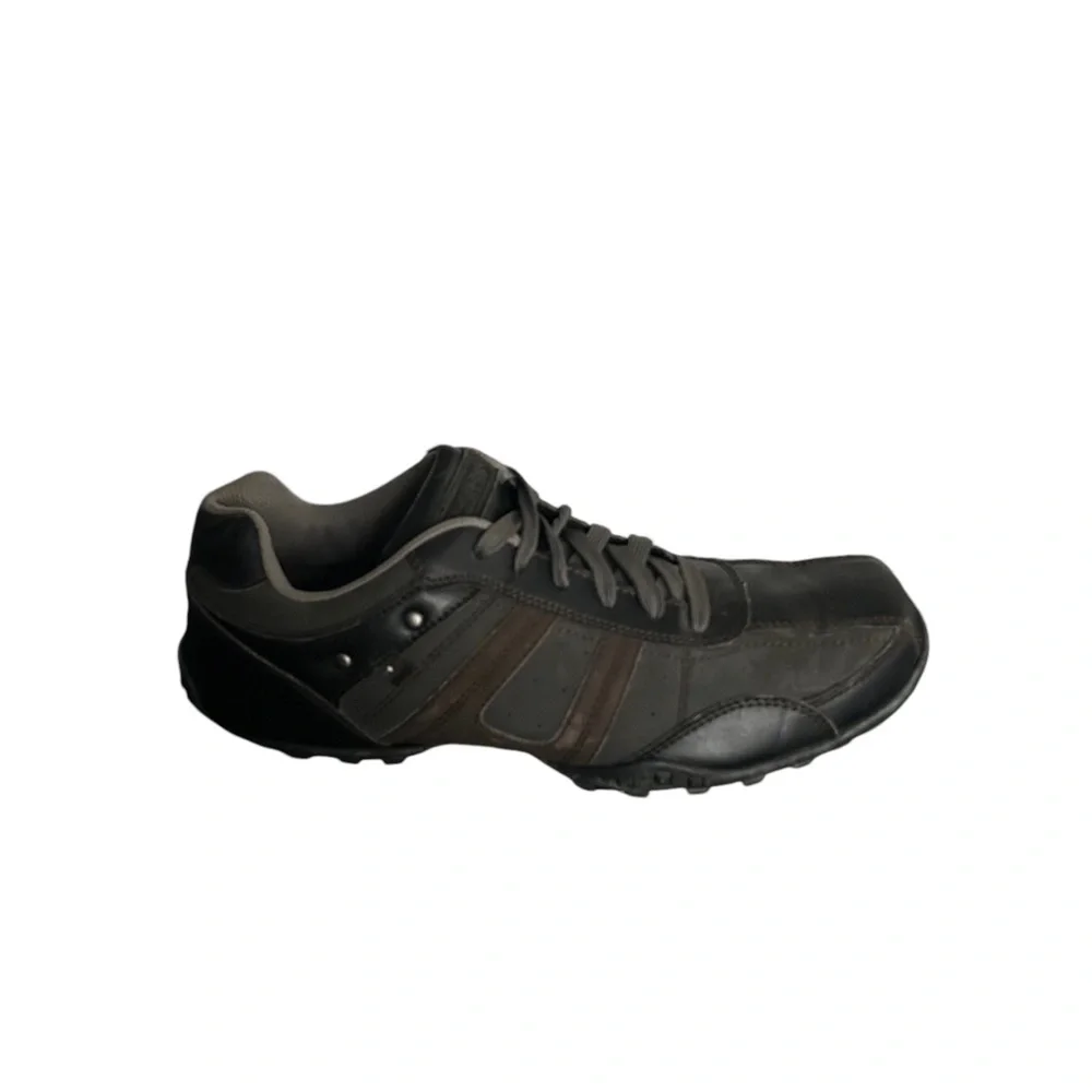 Skechers Mens SN 301 Relaxed Fit Black Men's Casual Sneakers Shoes Size 11